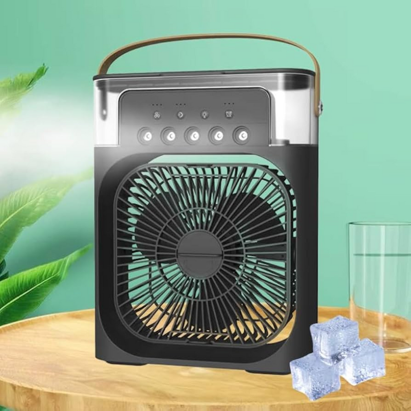 Ventilador Portátil De Mesa Mini Ar Condicionado Umidificado