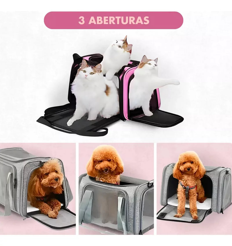 Bolsa De Viagem Para Transporte Pet (Rosa)