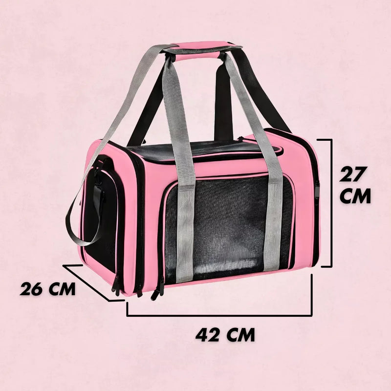 Bolsa De Viagem Para Transporte Pet (Rosa)