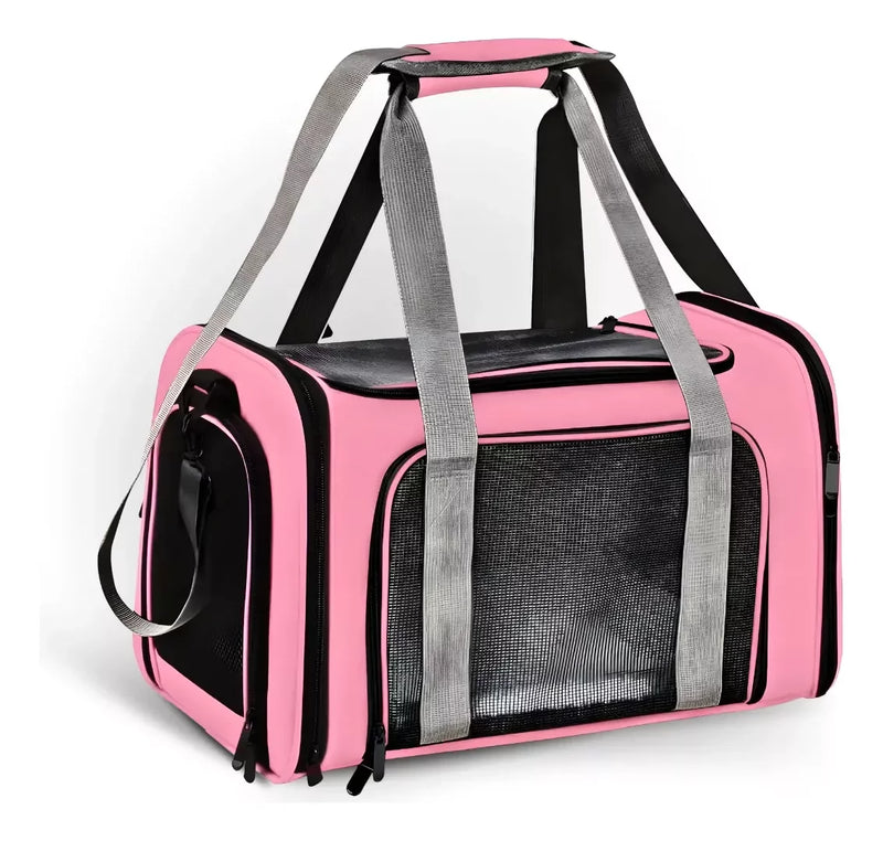 Bolsa De Viagem Para Transporte Pet (Rosa)