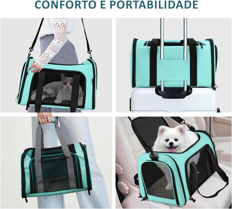 Bolsa De Viagem Para Transporte Pet (Verde)