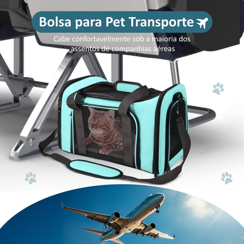 Bolsa De Viagem Para Transporte Pet (Verde)