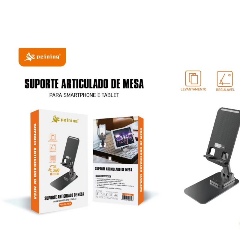 Suporte Articulado De Mesa Para Smartphone