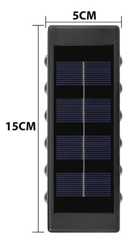 Arandela Solar 10 Leds A Prova Dágua