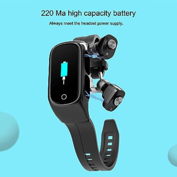 Smartwatch Relógio Inteligente Fone Bluetooth 2 Em 1